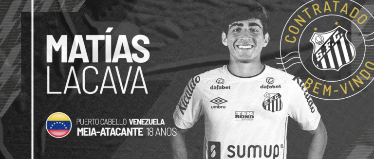 Santos anuncia contratação de Matías Lacava