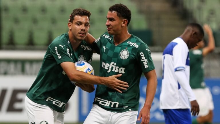 Palmeiras faz 10 gols e goleia Confiança pela Copa do Brasil Sub-17