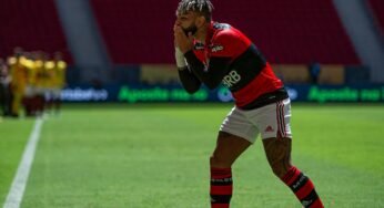 Gabigol retorna da seleção com dores musculares e desfalca Flamengo contra o Palmeiras