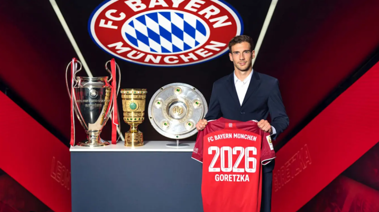 Goretzka renova com o Bayern de Munique até 2026