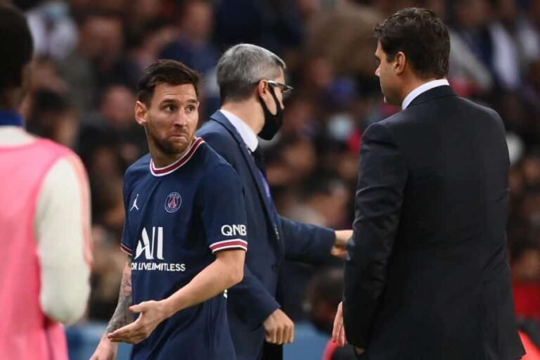 Pochettino explica saída de Lionel Messi no confronto contra o Lyon
