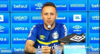 Rafinha critica protesto da torcida do Grêmio: ‘Não tem vagabundo aqui’