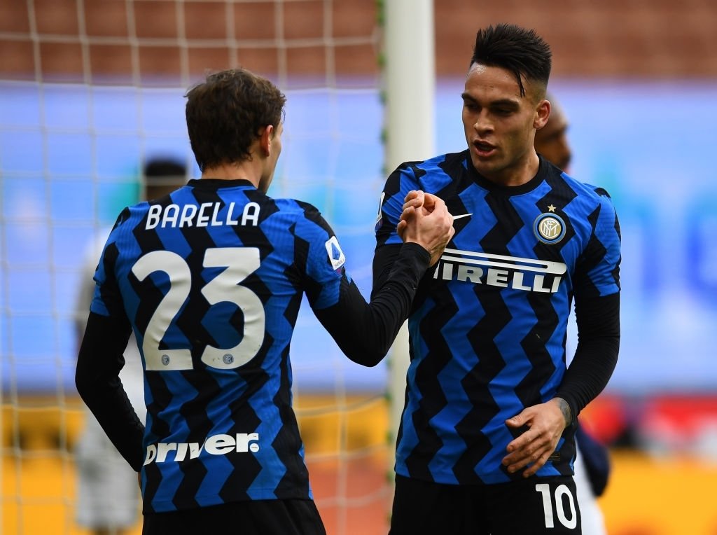 Inter de Milão trabalha em renovações de Barella e Lautaro Martínez