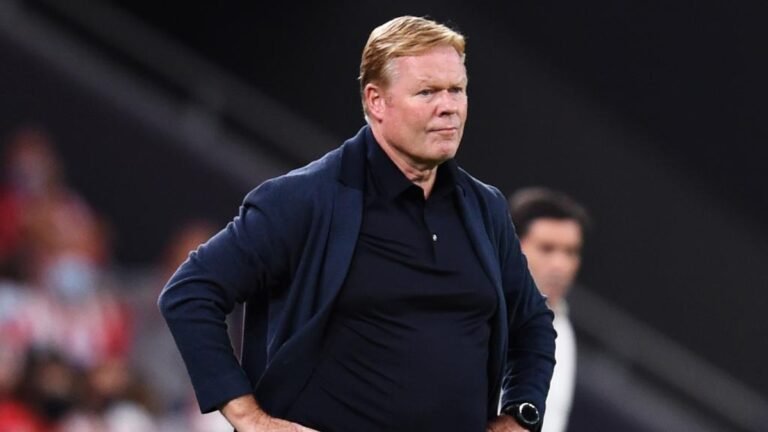 Koeman deve ser suspenso por criticar o árbitro em jogo do Barcelona