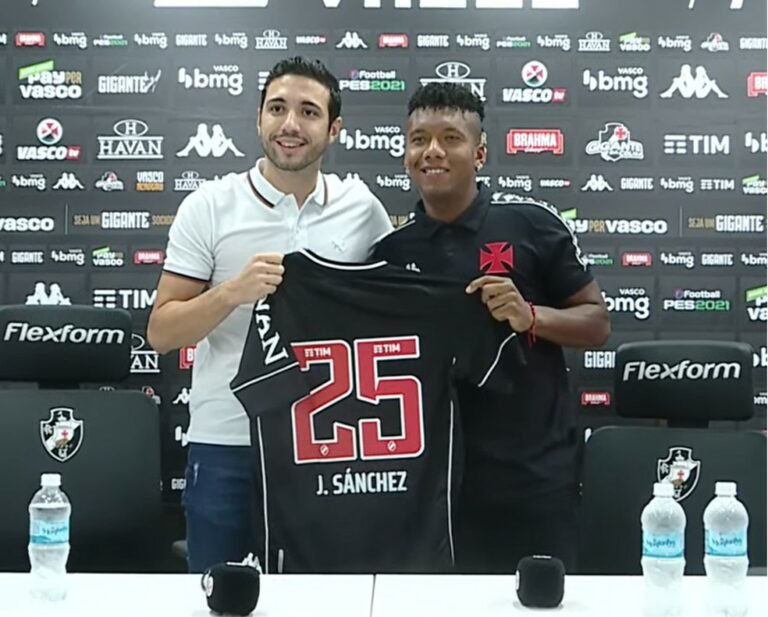 Jhon Sánchez é apresentado pelo Vasco e diz: ‘Maior do Brasil’
