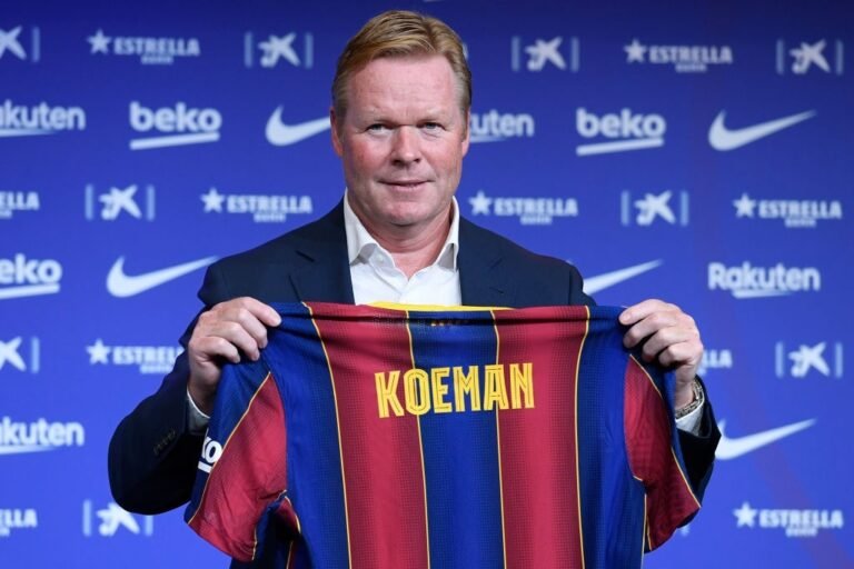 Barcelona discute renovação com Ronald Koeman