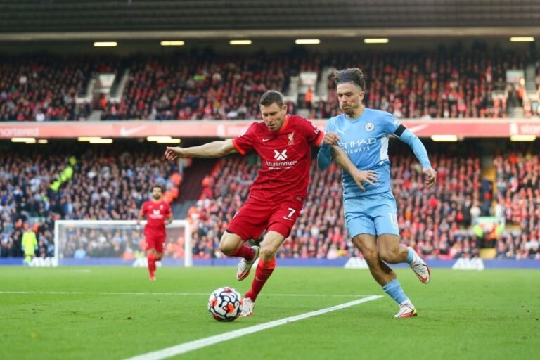 Em um espetáculo de futebol, Manchester City e Liverpool ficam no empate em Anfield