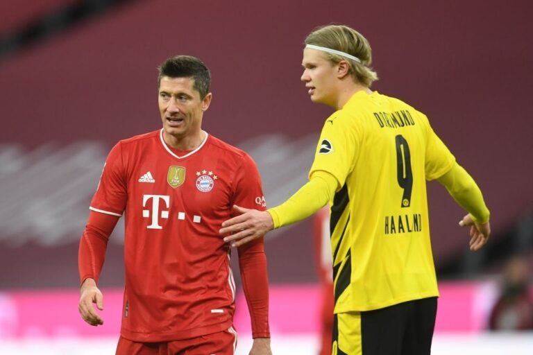 Lewandowski está ‘chateado’ com o Bayern por causa de Haaland, diz jornal