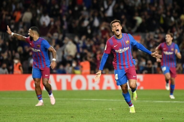 Em vitória do Barcelona, Coutinho volta a marcar depois de 11 meses