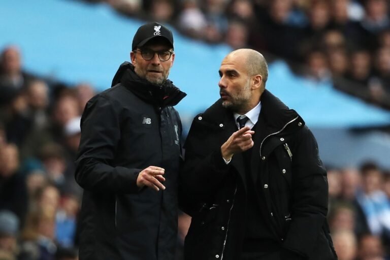 As vésperas do clássico, Pep Guardiola e Jurgen Klopp trocam elogios sobre seus times