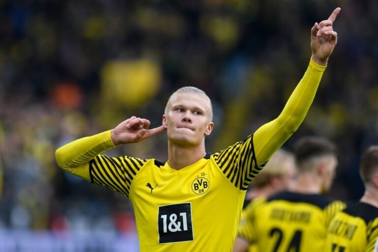 Haaland atinge marca impressionante com a camisa do Borussia Dortmund