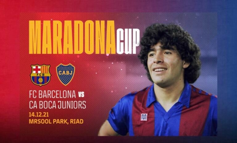 Barcelona realizará torneio com Boca Juniors em homenagem a Diego Maradona