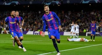 Com gol de Piqué, Barcelona vence a sua primeira partida na Champions e segue vivo na briga pela classificação