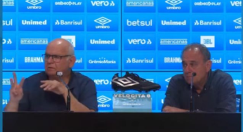 Vice-presidente do Grêmio critica a torcida do Bahia antes de jogo decisivo pelo Brasileirão