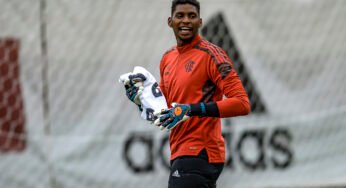 Sem Diego Alves, Hugo Souza ganha vaga de titular contra o Bahia