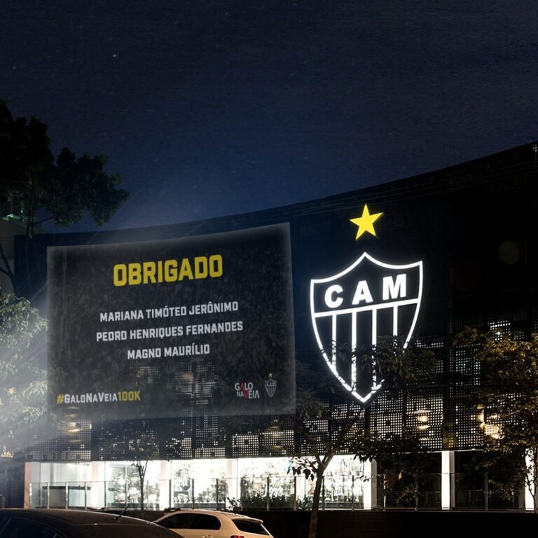 Atlético vai projetar os nomes de seus mais de 100 mil sócios em sua sede