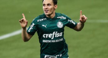 Raphael Veiga marcou todos os pênaltis que bateu pelo Palmeiras