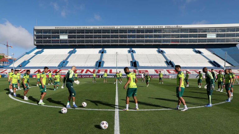 Com portões fechados, Palmeiras faz último treino antes da decisão da Libertadores