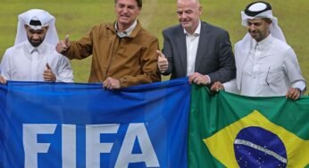 Em encontro com presidente da FIFA, Bolsonaro defende a Copa do Mundo a cada dois anos