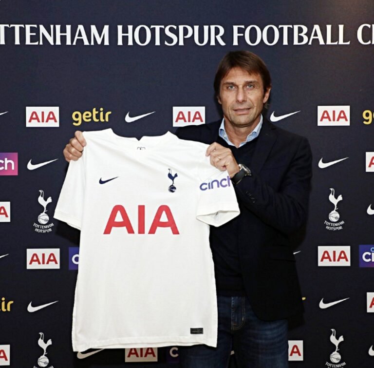 Tottenham anuncia Antonio Conte como novo treinador