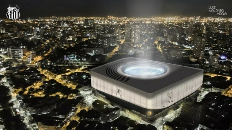 Santos apresenta alteração no projeto da nova arena e novos prazos