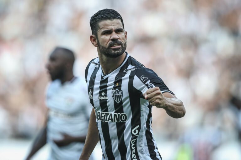 Diego Costa jogará a partida de volta da final da Copa do Brasil pelo Atlético