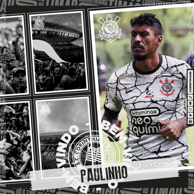 Corinthians anuncia a contratação de Paulinho
