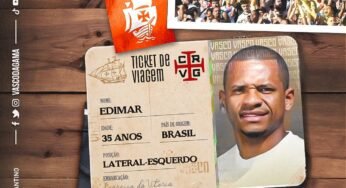 Vasco anuncia contratação de Edimar, ex-Red Bull Bragantino