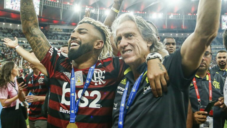 Gabigol consultou Marcos Braz sobre retorno de Jorge Jesus ao Flamengo