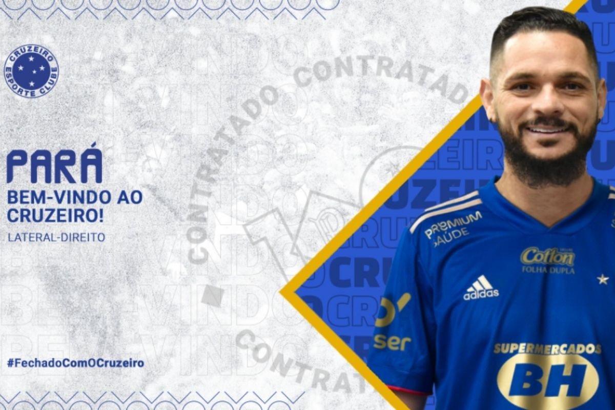 Pará não é mais jogador do Cruzeiro
