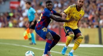 Barcelona oferece quatro jogadores em uma possível troca por Aubameyang, do Arsenal