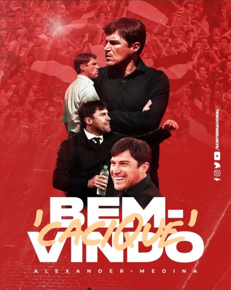 Oficial: Inter anuncia Alexander Medina como novo treinador