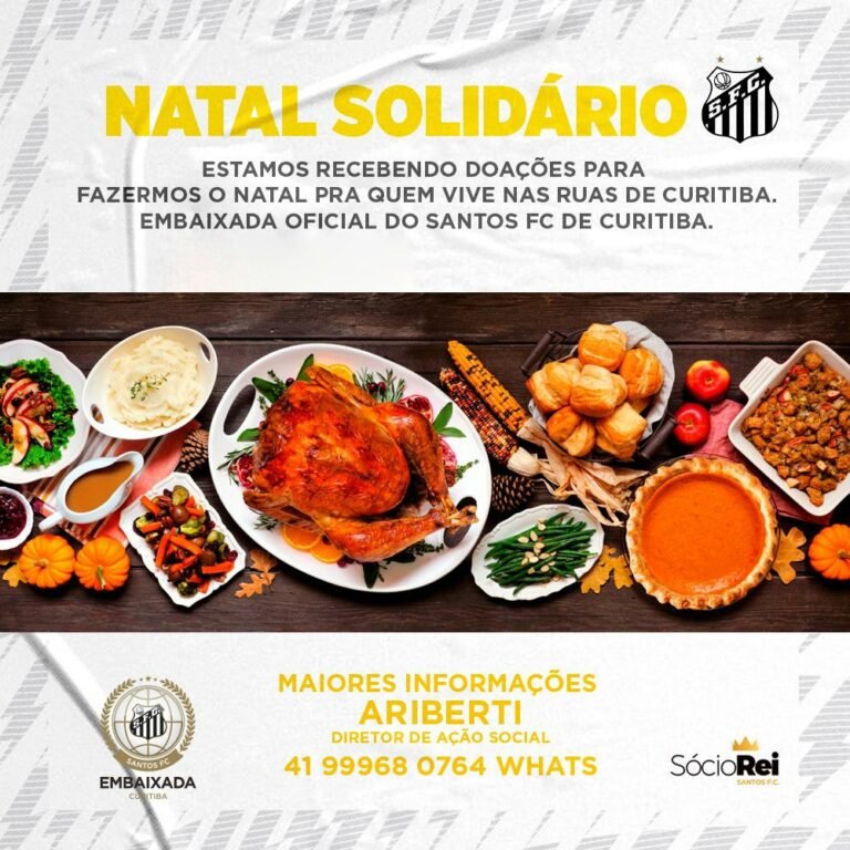 “Embaixada Curitiba” fará o Natal Solidário e pede apoio dos torcedores