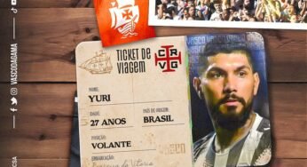 Vasco anuncia Yuri Lara, ex-CSA