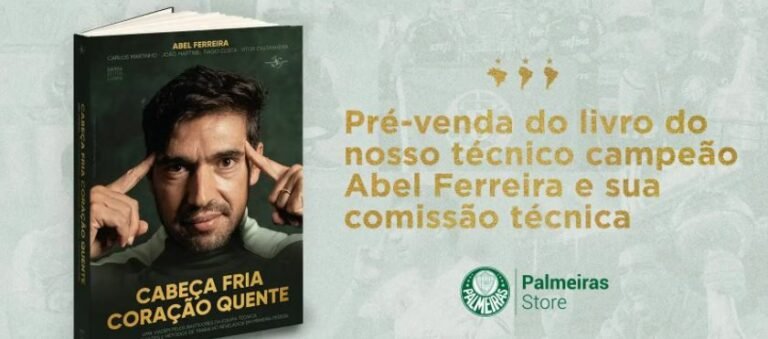 Livro de Abel Ferreira já é o mais vendido na categoria de esportes, na Amazon