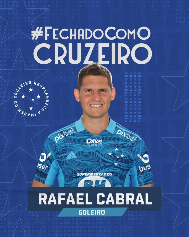 Cruzeiro anuncia a contratação de Rafael Cabral
