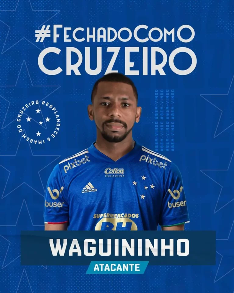 Após desfazer algumas contratações, Cruzeiro anuncia Waguinho como novo reforço