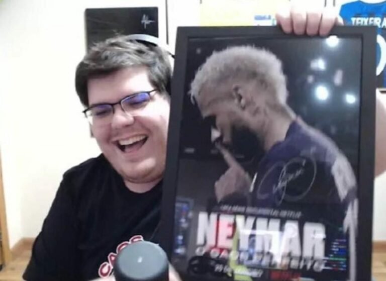 Com Neymar, Casimiro bate recorde de live mais assistida da Twitch no Brasil