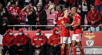 Benfica vence Paços de Ferreira e mantém distância para o líder Porto