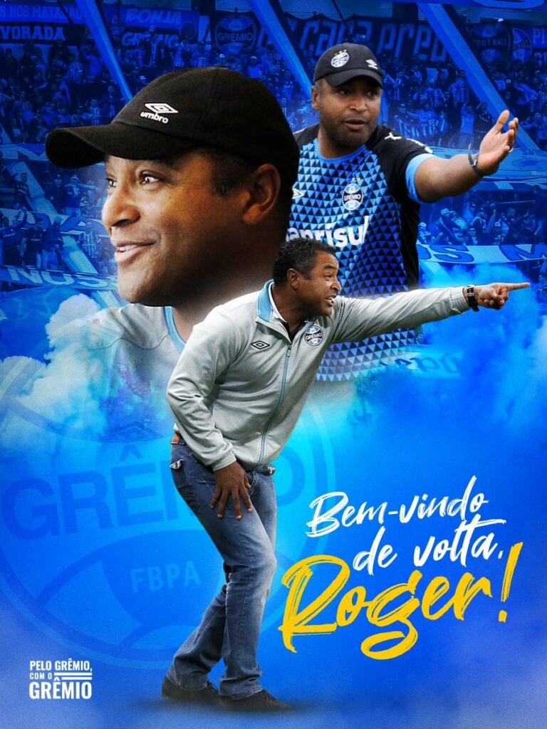 Grêmio anuncia Roger Machado como novo treinador