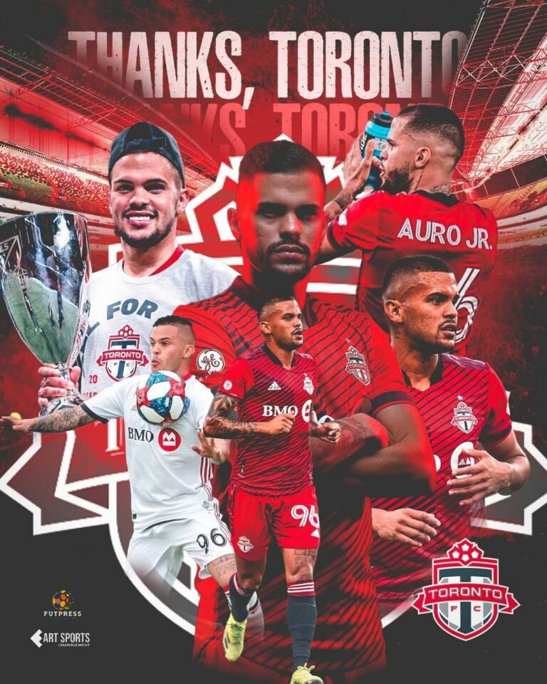 Reforço do Santos, Auro se despede do Toronto FC: “Vejo você em breve”