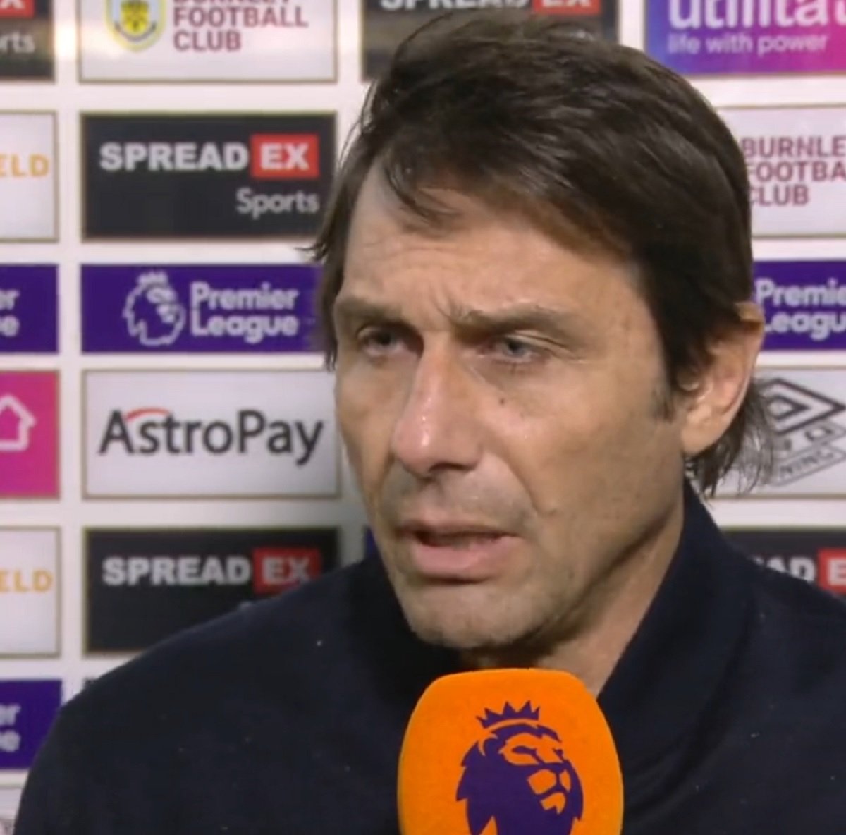 Antonio Conte desabafa após nova derrota do Tottenham: “talvez eu não seja bom o bastante”