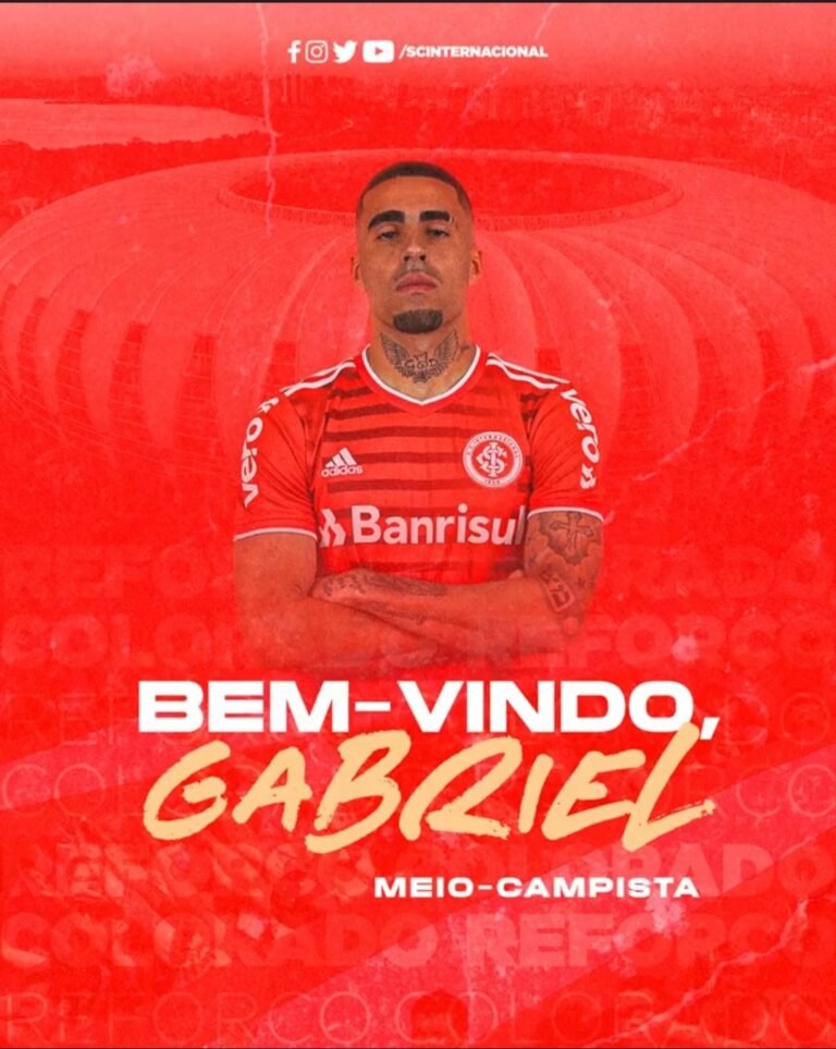 Inter anuncia a contratação do volante Gabriel
