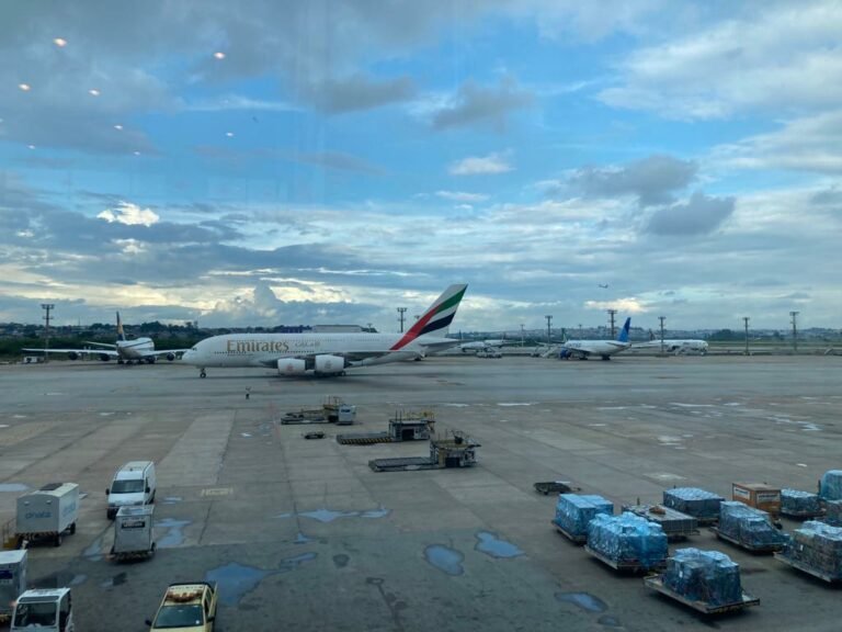 Área de decolagem do GRU Airport, em Guarulhos-SP. Foto: arquivo pessoal.