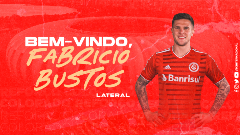 Internacional anuncia a contratação de Fabrício Bustos