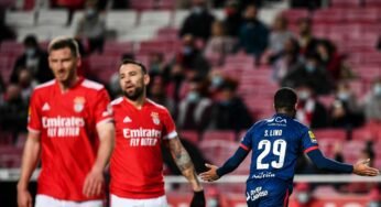 Benfica perde com o Gil Vicente e vê distância para o líder aumentar