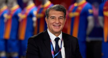 Presidente do Barcelona responde sobre negociações com Haaland e Mbappé