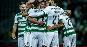 Sporting vence Arouca e aproxima-se da liderança