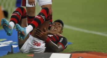 Após luxação no ombro, Bruno Henrique pode desfalcar Flamengo nas finais do Carioca