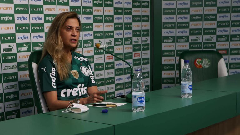 Sobre a Liga, Leila Pereira, presidente do Palmeiras, quer mais do que reuniões